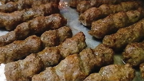 بنص كيلو لحمة مفرومة عملنا ٢ كيلو كباب مشوى ،كفتة الحاتى بالبرغل حكاية  Haty Kofta #مطبخ_وأفكار_سونا