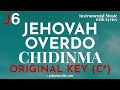 Chidinma | Jehovah Overdo Instrumental / Karaoke Music and Lyrics Original Key (C#)