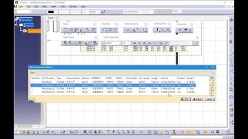Catia BOM 4 :::  Catia Administrator Mode에서 Advanced Bill of Materials의 Style재정의 및 활용방법