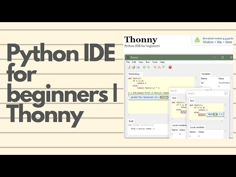 Best Python IDE for beginners | Thonny