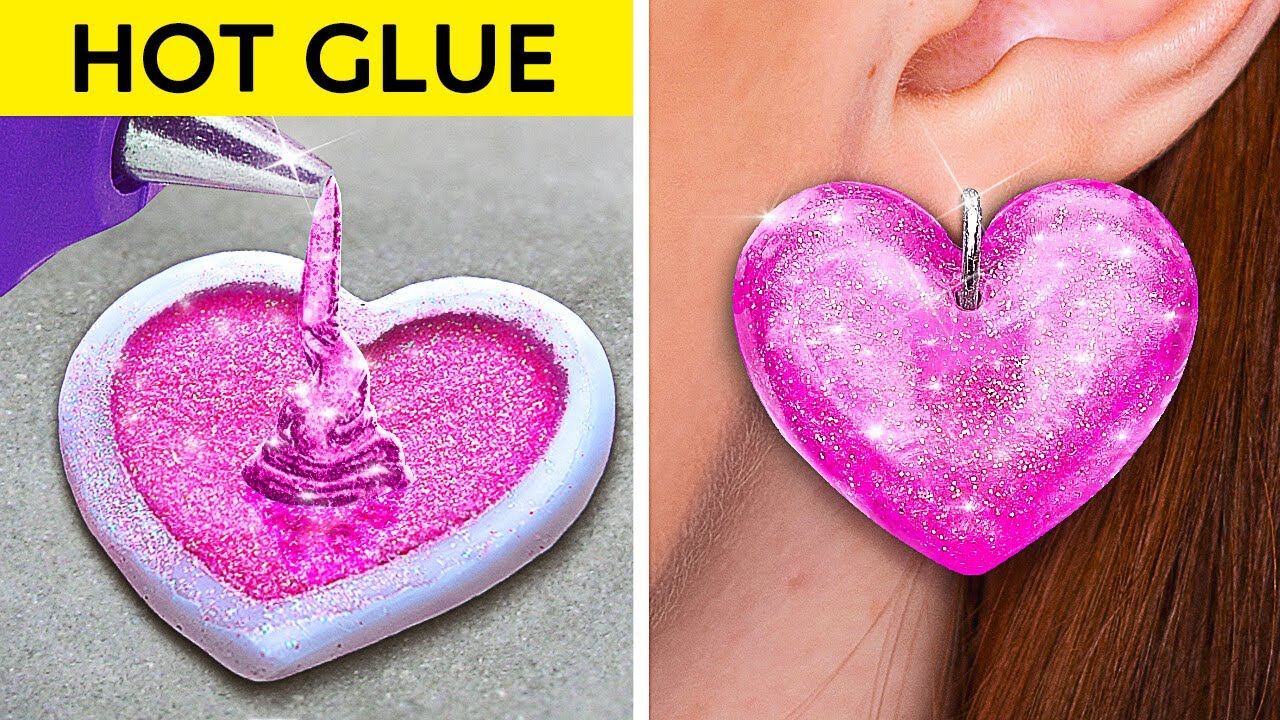 BEST HOT GLUE VS EPOXY RESIN CRAFTS || DIY Miniature Ideas by 123 GO ...