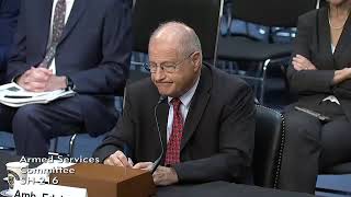 Manchin Questions Chair, Vice Chair Of The Commission On The National Defense Strategy
