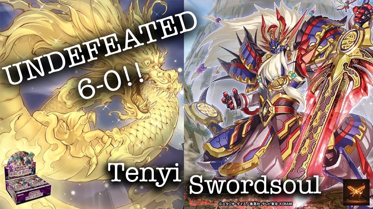 *UNDEFEATED* Swordsoul Tenyi Deck Profile - BODE Box Event - YouTube