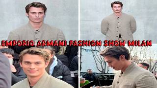 At Emporio Armani Fashion Show In Milan