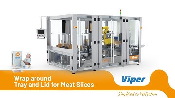 VIPER TL | Tray & Lid Case Packer designed for Cheese and Meat Slices