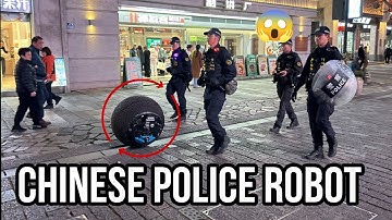 Chinese Police Robot, Spherical RTG Robot