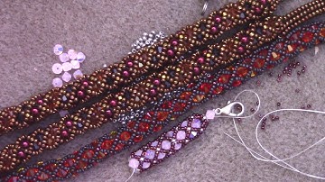 Learn the Basics of the Crystal Netted Rope Stitch - A Beginner Beading Tutorial by Aura Crystals