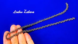 Самая простая, самая быстрая цепочка из бисера.The simplest, fastest bead chain.