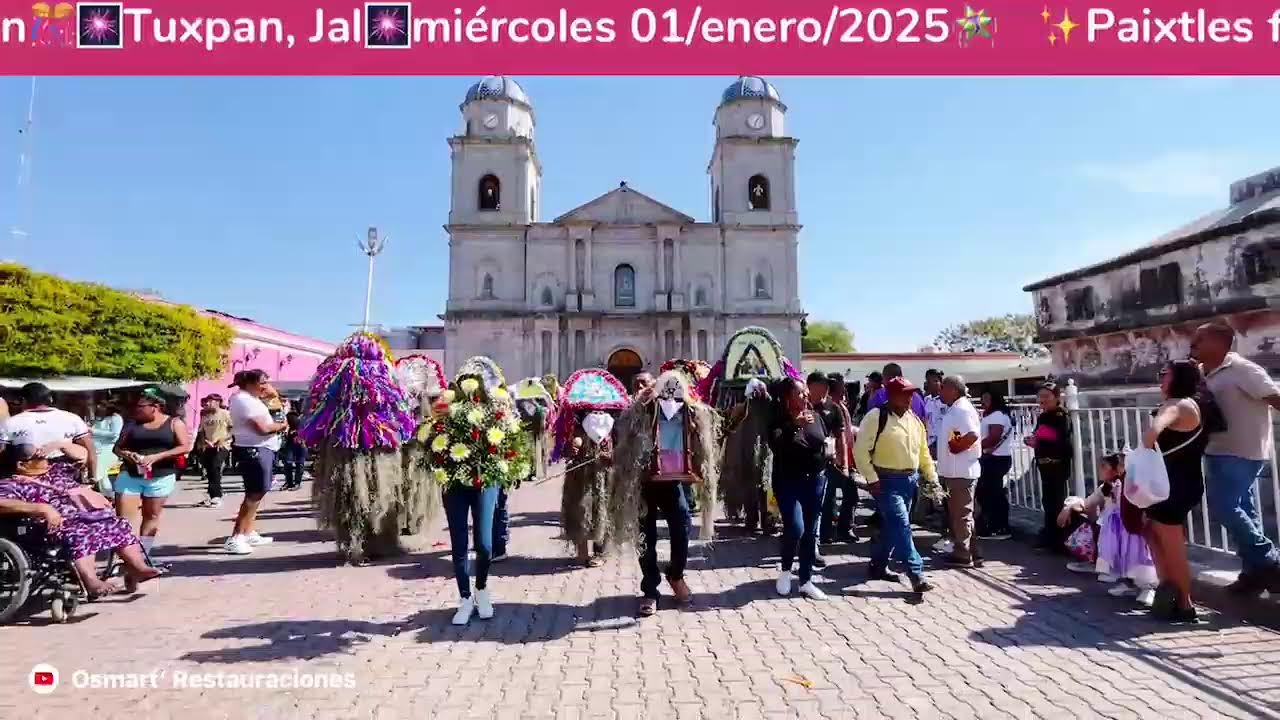 ✨Paixtles fiesta 🎉 cultura y tradición🎊🎆Tuxpan, Jal🎆miércoles 01/enero/2025🪅