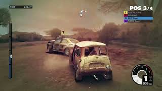 DiRT 3 Cat N Mouse 15.02.2026, 2vs2vs2vs2, moded lobby, half are randoms so noob/poor plays