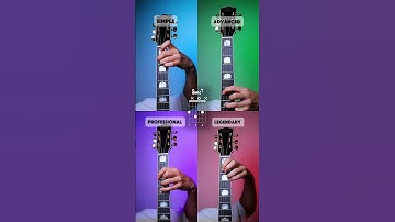 Thumbnail of 4 levels of chords progression #guitarchords