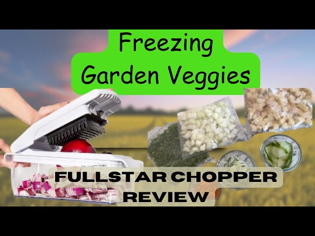 Fullstar Vegetable Chopper Review - Freezing Your Garden Vegetables 