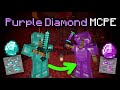 Purple Diamond 1.21.62-1.18 MCPE - Minecraft Resource Pack That Changes Diamonds to Purple