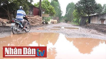 Dân khổ vì đường xuống cấp nghiêm trọng