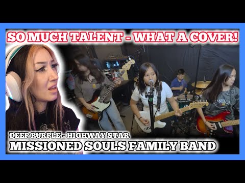 WELL THAT WAS WHOLESOME! | Missioned Souls family band cover HIGHWAY STAR by Deep Purple reaction