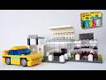 How to Build a Tax and Shopping Mall with LEGO Classic – Alternate! 車、タクシーとショッピングモールの作り方