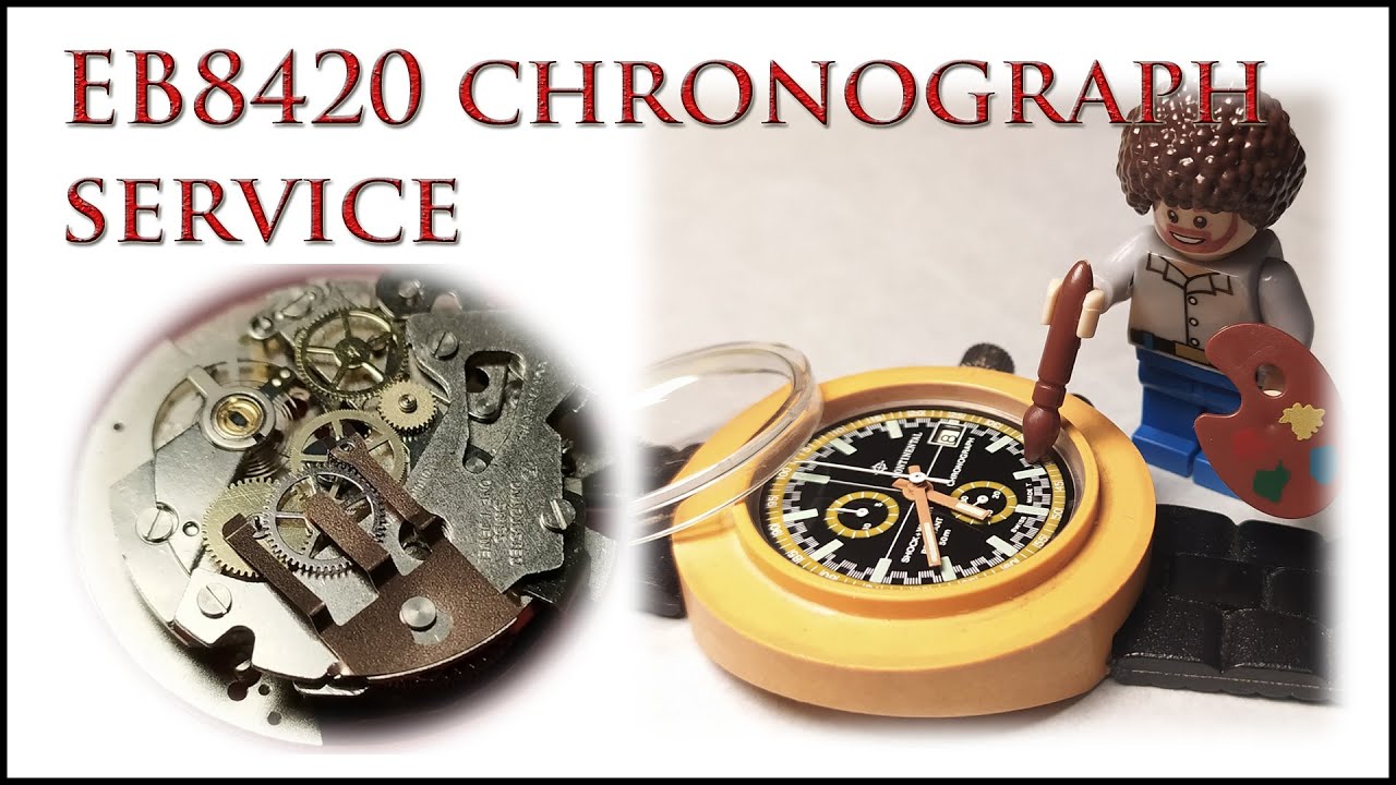 Continental EB8420 Chronograph Service, ( Sicura Breitling ) - YouTube