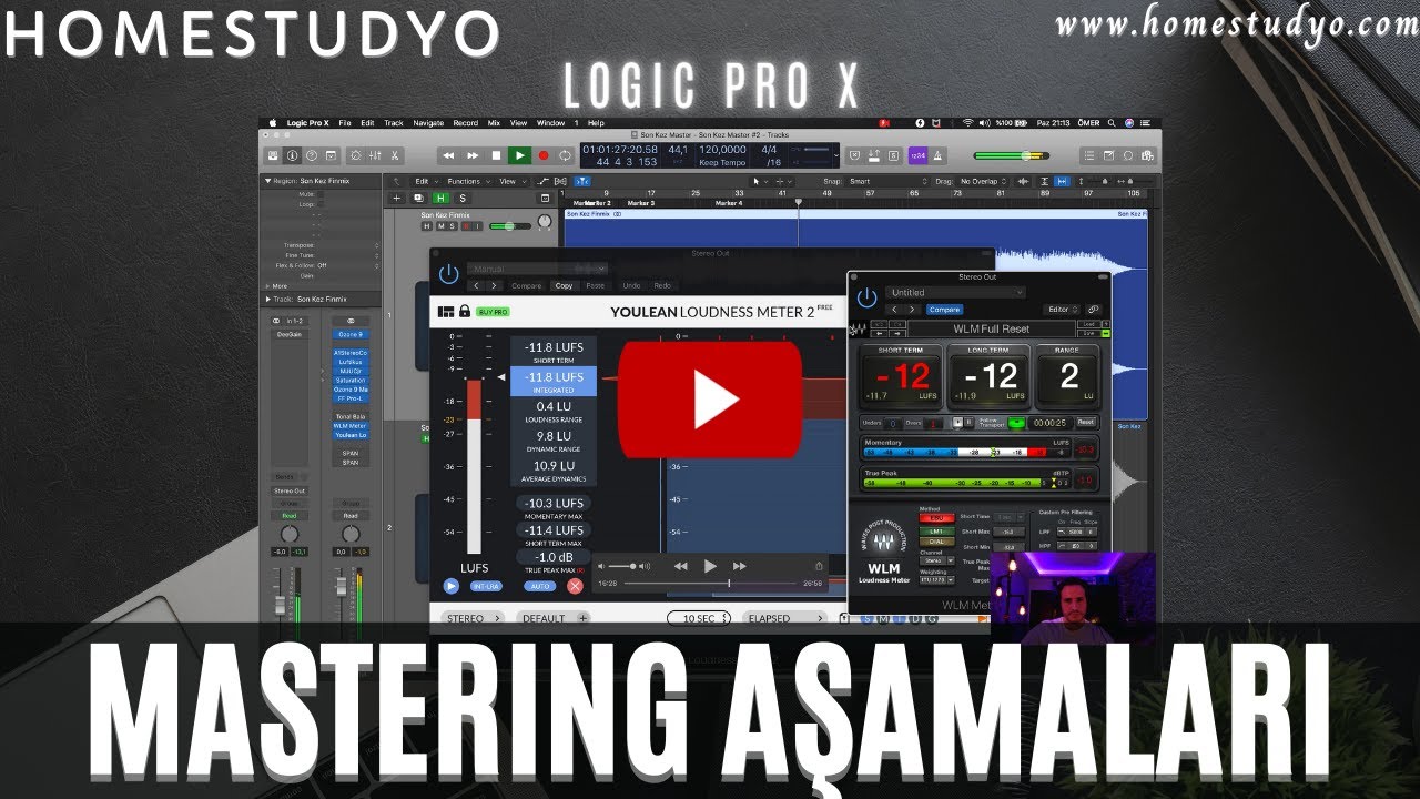Logic Pro X - Mastering Aşamaları - YouTube
