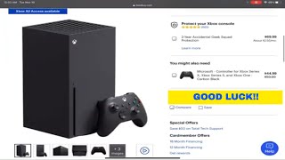 Xbox Series X - Buying online on launch day! Sold out immediately!