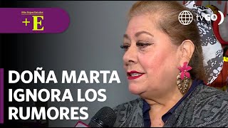 Doña Marta ignora los rumores sobre Milett y Tinelli | Más Espectáculos (HOY)