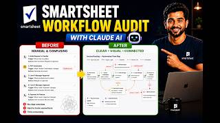 Smartsheet Workflow Audit with Claude AI | Turn 100+ Workflows into a Visual Flow
