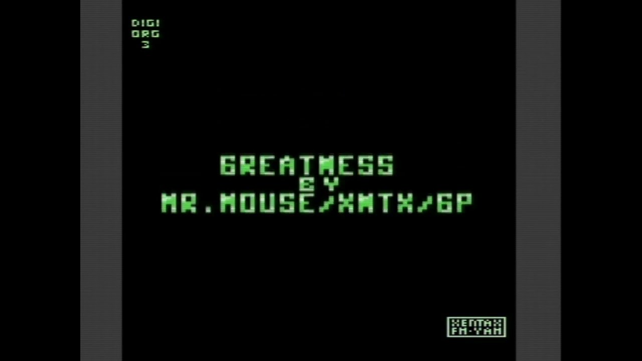 Greatness is a Vision - SID + FM-YAM - Gubbdata compotune - Digiorganizer 3!