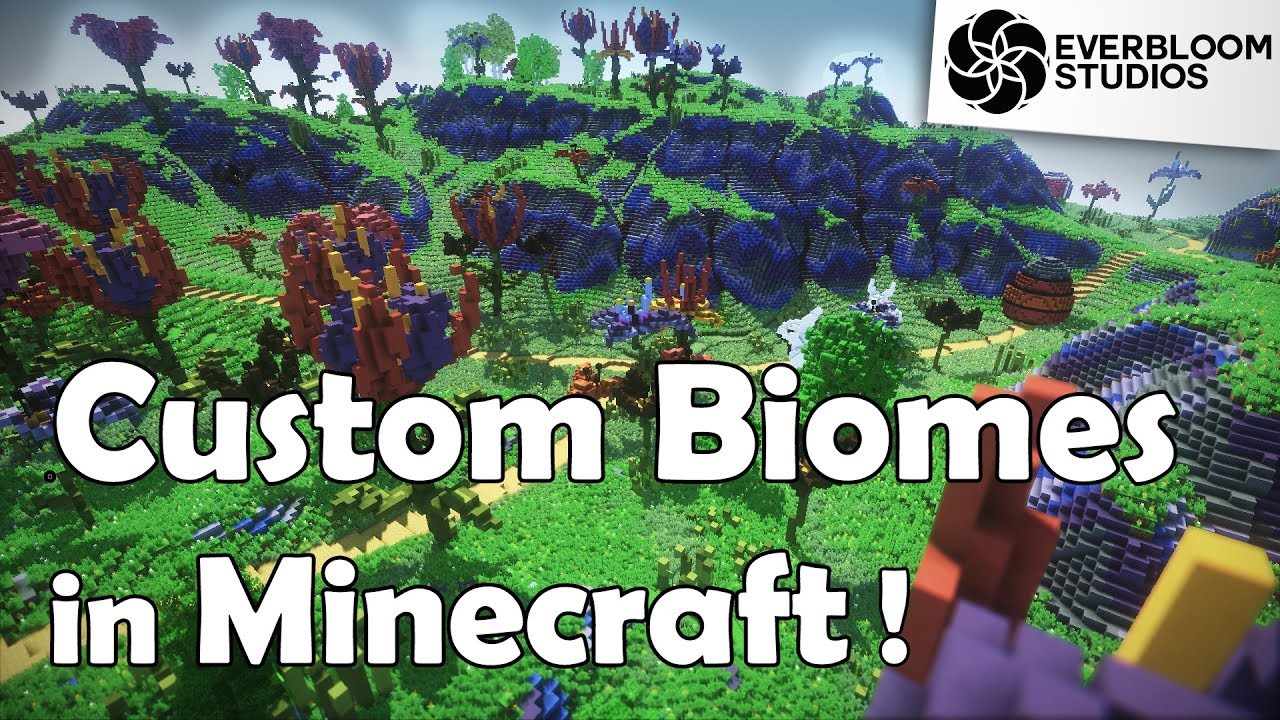 How to Build: Custom Biomes in Minecraft! - YouTube
