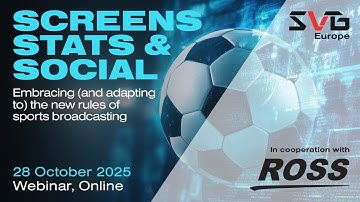 Screens, Stats & Social – Embracing (and adapting to) the new rules of sports broadcasting