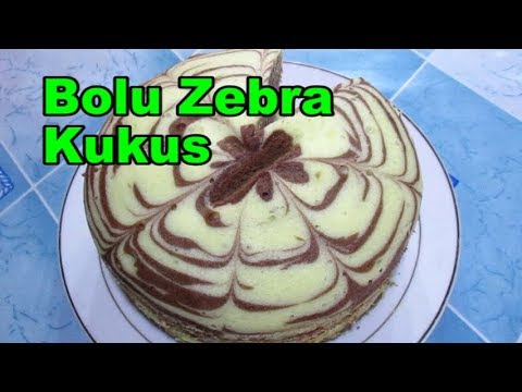 Resep Bolu Zebra Kukus 4 Telur Youtube