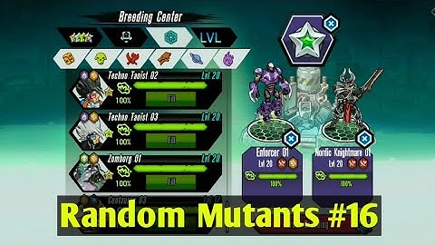 Mutants Genetic Gladiators Random Mutants Cross Breed (Part-7) : MGG