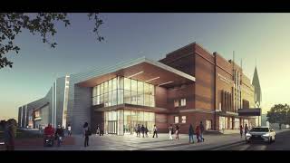 Short video- New James Brown Arena-Bell Auditorium combined complex