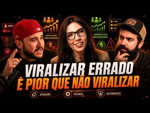 Como Ter uma Audiência Que Cresce e Que COMPRA de Você | PodViralizar #008 | Luck, Thi e Lu Cureau