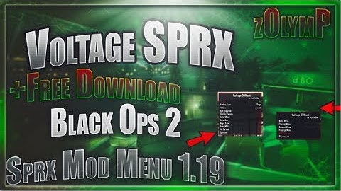 ❖[Bo2/1.19] Voltage Non-Host SPRX Menu + Free Download❖
