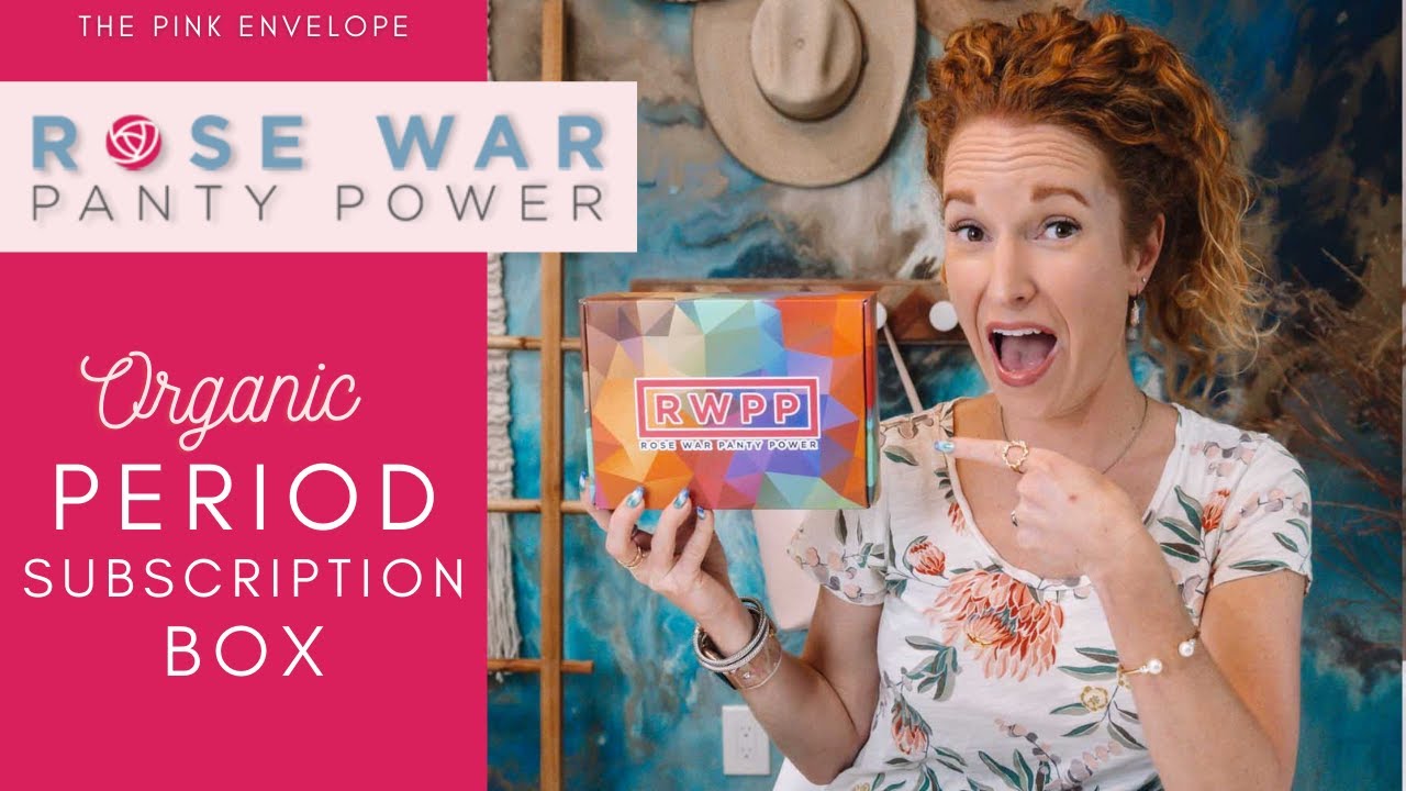 Rose War Panty Power - Organic Period Subscription Box