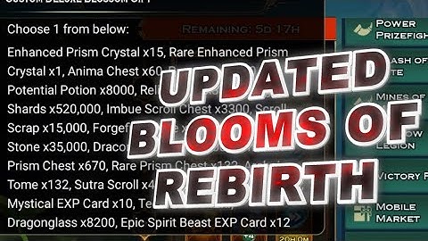 Updated Blooms of Rebirth 😱 - Art of Conquest