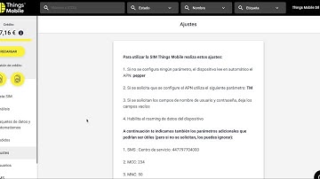 Things Mobile: Cómo configurar el APN para una tarjeta SIM IoT y M2M