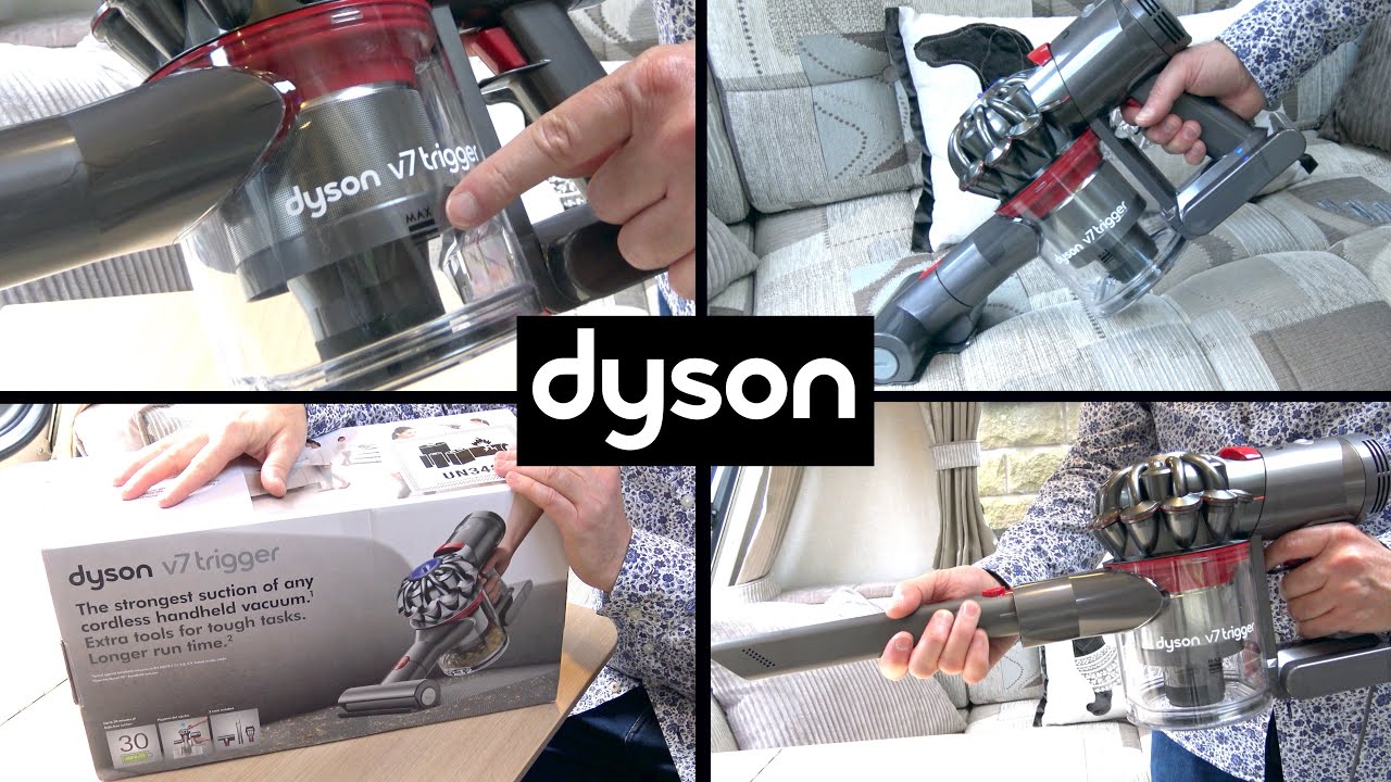 Dyson V7 Trigger Review & Demonstration In My Caravan