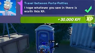 Travel between Porta-Potties - Fortnite