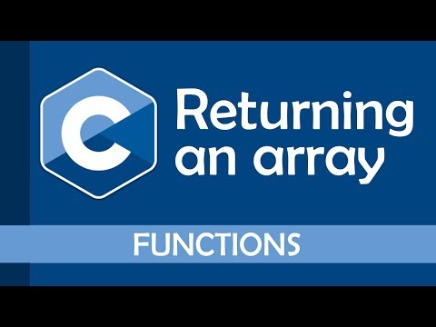 تصویری: آیا یک تابع می تواند یک آرایه را برگرداند؟