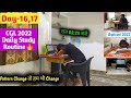 Day-16,17 For SSC CGL 2022 Aspirants🔥| Midnight 02:25 AM Study | Study Routine | #cgl #ssc #upsc