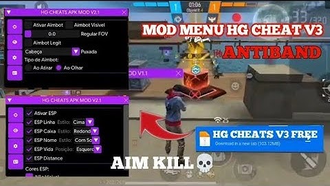 MOD MENU HG CHEATS GRATIS V8 🥶 ANTI BAN ANTI BLACKLIST 🤯 DIRECT LINK 🔗