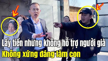 Hai người con trai lấy hết tiền tiết kiệm của mẹ mà không chịu chu cấp cho mẹ! Thật đáng khinh bỉ!