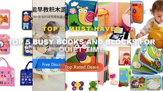 Amazing Top 5 Busy Books And Blocks For Quiet Time You Need To See - 3D Farm Busy Board Quiet Book S
