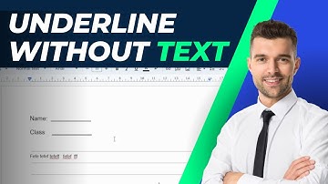 How to Underline in Google Docs Without Text: Quick & Easy