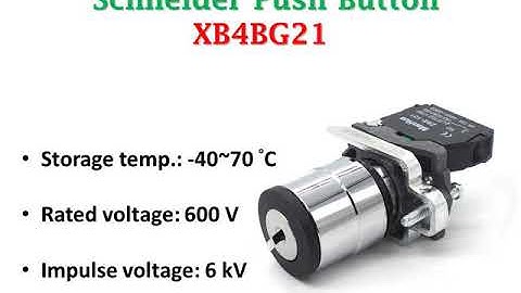 new original Schneider XB4BG21 22mm 1NO mini Chromium plated metal Selector Switch