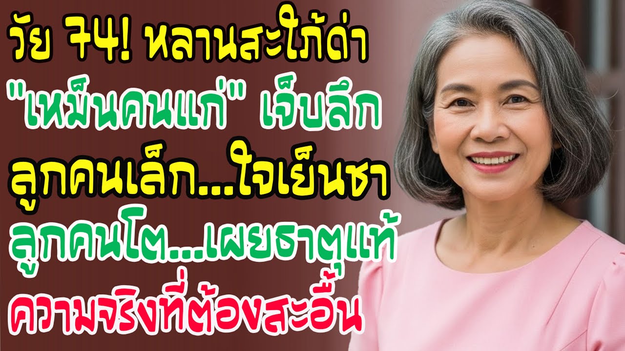 แม่ 68 ป่วยหนัก! ลูกชายทิ้งไปเที่ยวกับแม่ยาย 1 ปีต่อมา...เรื่องพลิกผัน!