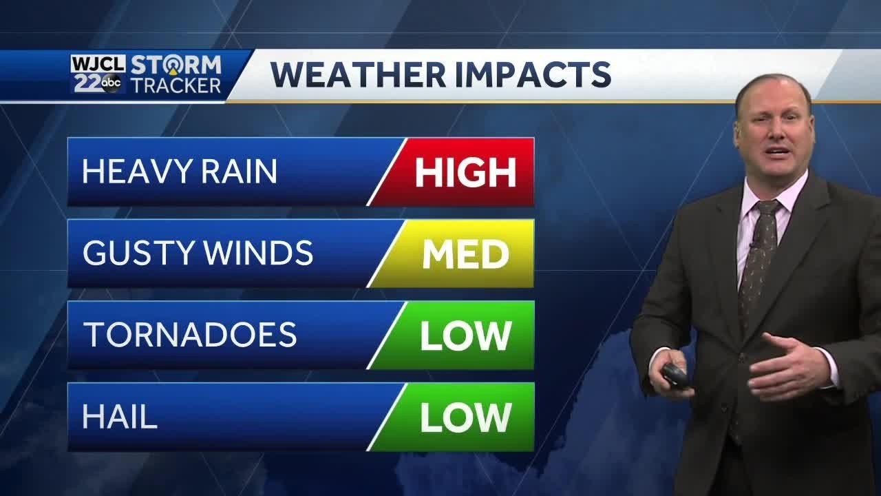 Some strong to severe storms possible Sunday - YouTube