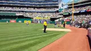 360 View of Field Box Seats Oakland-Sox Game 2014