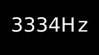 Speaker Sound Test 3334Hz