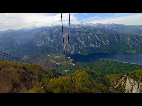 Zjazd kolejką linową z Vogel Ski Resort do Ukanc w Słowenii
